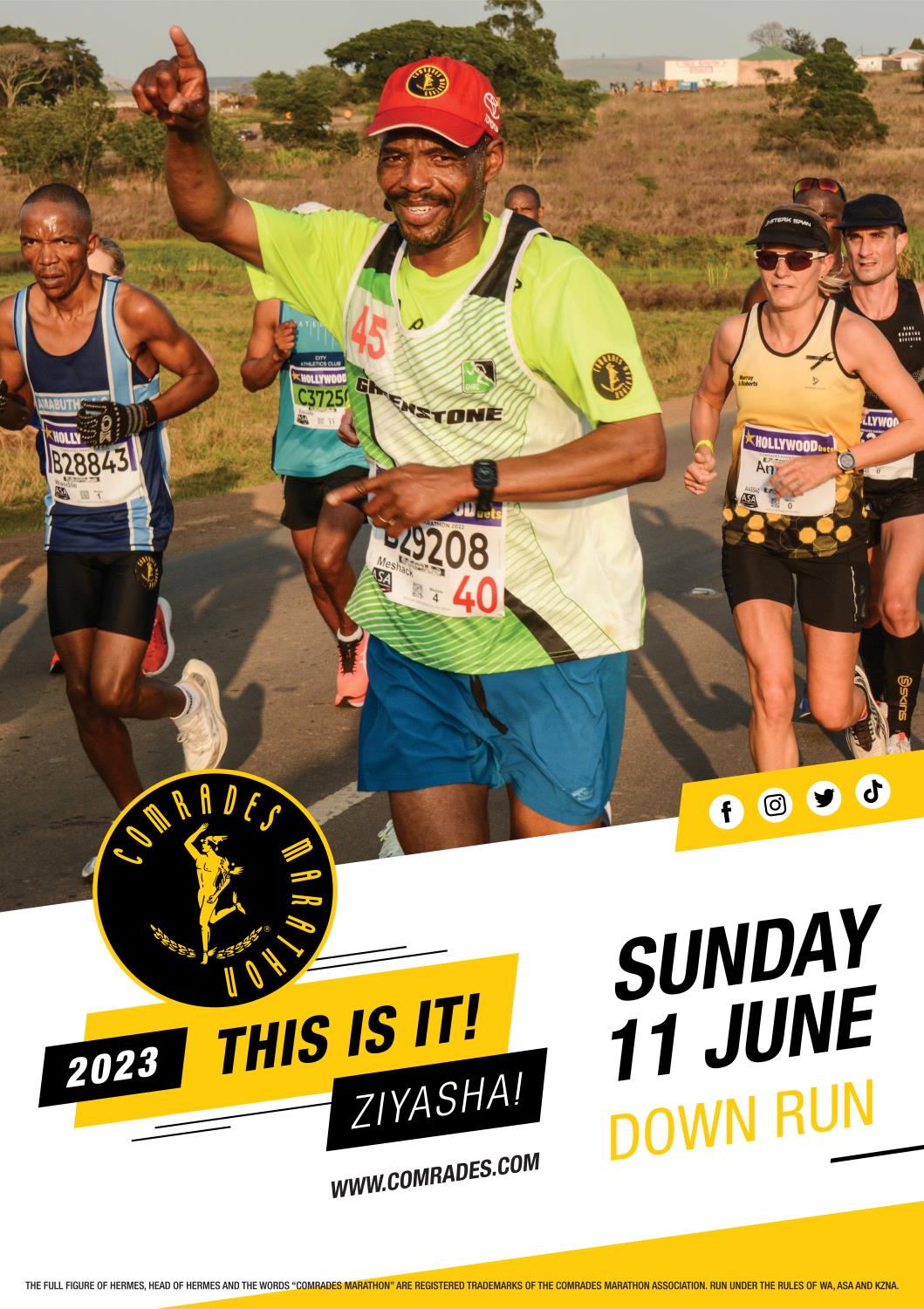 Half Of The Comrades Marathon 2023 Entry Cap Claimed